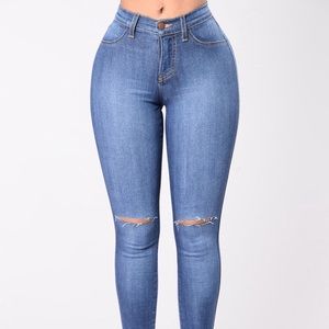 New -High waisted canopy jeans from Fashion Nova!